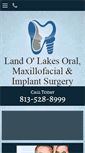 Mobile Screenshot of landolakesoralsurgery.com